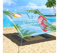 Treer Vela Ombreggiante Impermeabile, Tenda da Sole per Esterno Rettangolare, Tenda a Vela Parasole Respirante Anti UV con Occhielli, per Giardino, Spiaggia, Terrazza (Immersione,2x2.4m)
