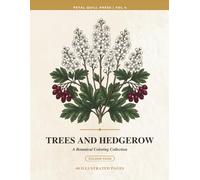 Trees and Hedgerow: A Botanical Coloring Book for Adults