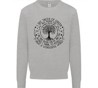 Trees Che Mondo Meraviglioso Ambiente Uomo Felpa Maglione