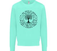 Trees Che Mondo Meraviglioso Ambiente Uomo Felpa Maglione