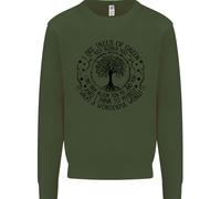 Trees Che Mondo Meraviglioso Ambiente Uomo Felpa Maglione