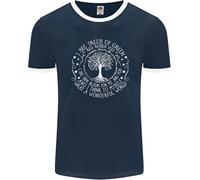 Trees Che Mondo Meraviglioso Ambiente Uomo Ringer T-Shirt FotL