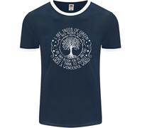 Trees Che Mondo Meraviglioso Ambiente Uomo Ringer T-Shirt FotL
