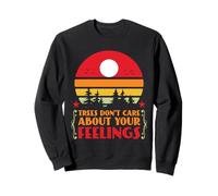 Trees Don't Care About Your Feelings Disco Golf Basket Divertente Felpa