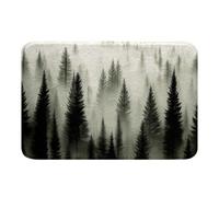 Trees Landscape Botanical Pine Trees Tapis D'Entrée Resistente Sporco Tappeto Porta Tappeto Interno Per Balcone Porta Casa 40x60Cm
