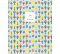 Trees Notebook - Ruled Pages - 8x10 Taccuino - Large (Grey)
