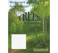 Trees of the world by country: Word search puzzles for grown-ups