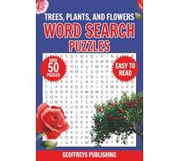 Trees, Plants, and Flowers Word Search Puzzles: Over 50 Word Searches with Easy to Read print about US Presidents and the White House, 6x9 inches, ... Great for gifts, holidays and free time.