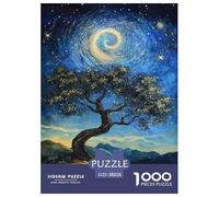 Trees Under The Starry Sky Puzzle Giochi 1000 Pezzi Per Adulti E Ragazzi Arte Interesting Personal Puzzle Adulti Foto 38x26cm/1000pcs