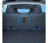 Treesiche Coprisedile posteriore per Tesla 2025 Model Y Juniper Velcro All Weather Split Dog Liner Pet Mat Cargo Trunk Liner 3 pezzi