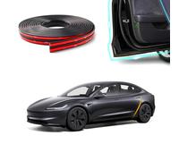 Treesiche Guarnizione portiera auto per Tesla Model 3 2016-2024 Guarnizione portiera auto Striscia insonorizzante in gomma Guarnizione antivento Kit riduzione rumore del vento