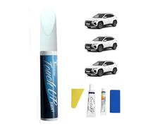 Treesiche Penna Ritocco Carrozzeria per Hyundai, Pennarello Copri Graffi Auto, 2 in 1 Auto Ritocco Vernice Penna con Pennello, Atlas White (SAW)