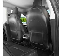 Treesiche Protezione Antiurto Per Sedili Posteriori Per Tesla Model Y Model 3 Model S Model X Per Bambini Tasca Extra Per Organizer Impermeabile Antigraffio, Carbonio