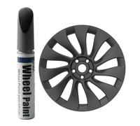 Treesiche Vernice Per Cerchi In Lega Per Tesla Model Y 21“ Uberturbine Ruota Model 3 20” Induction Ruota Nuova Vernice Per Ritocchi 12ml Riparazione Pennello Graffi (Polvere Da Sparo)