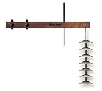 TreeWorks Chimes TRE01 - Albero piatto da dito con 7 piatti verticali, battitore e supporto