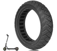 TREFAN Gomma Piena 60/65-6,9, 10 Pollici per Scooter Elettrico Ninebot Max G2/G65, Pneumatici Solidi Antiscivolo, Antiforatura, Ruote di Ricambio (Nero, 1)