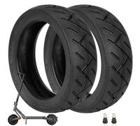 TREFAN Pneumatici sottovuoto da 10 pollici, 250 x 64, per scooter elettrico Xiaomi 4 Ultra, gomma antiscivolo anteriore e posteriore, pneumatici tubeless, ricambio scooter elettrico (2 pezzi)