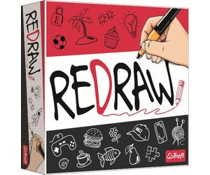 Trefl 02409 Dynamischaes gioco di società, indovina la password, disegna i disegni degli altri, diventa un artista, gioco per adulti e bambini dai 10 anni di gioco, Redraw