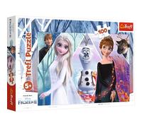 Trefl-100 Elementi, Bambini dai 5 Anni Puzzle, Colore Disney Frozen 2, Landa Incantata, 16418