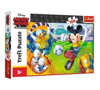Trefl-100 Elementi, Campo, per Bambini dai 5 Anni Puzzle, Colore Disney Topolino e i Suoi Amici, 16353