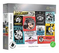Puzzle Disney Plakàti Retrò 1000 Pezzi