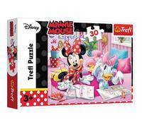 Trefl-18217 Mickey & Friends 30 Elementi, Migliori Amiche, per Bambini dai 3 Anni Puzzle, Colore Disney Minnie, small, TRF18217