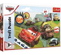 Trefl - Puzzle Happy Cars 24 maxi - 1-39 Pezzi