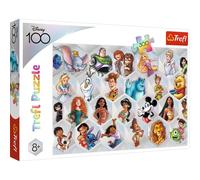 Trefl 300 Elementi Colorati con i Personaggi delle Fiabe Disney, Ffiabe dell'Infanzia, Classici, Intrattenimento Creativo, Divertimento per Bambini dagli 8 Anni in su Puzzle, Colore Magia, 23022