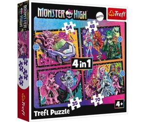 Trefl 4 in 1 Puzzle - Monster High - 1 set
