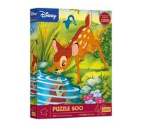 Trefl-Trefl-40° Anniversario Trefl, Bambi 600 Pezzi-Puzzle Fai Da Te con i Personaggi delle Classiche Fiabe Disney, per Adulti e Ragazzi dai 14 anni, Multicolore, 37600