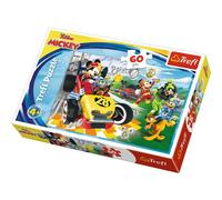 Trefl-60 Elementi, Raduno, Bambini da 4 Anni Puzzle, Colore Disney Topolino e i Suoi Amici, 17322