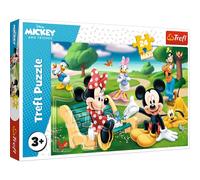 Trefl 916 14344 Micky Mouse unter Freunden EA 24 Maxiteile, Disney, für Kinder ab 3 Jahren 24pcs Maxi Mickey, Multicoloured