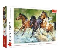 Trefl 916 26148 DREI Pferde EA 1500 Teile, Premium Quality, für Erwachsene und Kinder ab 12 Jahren 1500pcs Three Wild Horses, Coloured