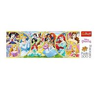 Trefl TRF29514 Puzzle da 500 Pezzi Panorama - Principesse Disney: Ritorno al Mon