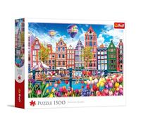 Trefl - Puzzle Amsterdam colorata - 1500 Pezzi
