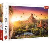 Trefl - Antico Tempio, Birmania - Puzzle 1000 Elementi - Templi Buddisti, Tramonto, Puzzle Fai da Te, Intrattenimento Creativo, Divertimento, Puzzle Classici per Adulti e Bambiani dai 12 anni in su