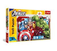 Trefl - Avengers, Always Fair - Maxi puzzle da 24 pezzi - 24 pezzi grandi, intrattenimento creativo, per bambini dai 3 anni in su