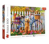 Trefl 37450 500 Elemente-Tierpuzzle, Hunde, DIY, Kreative Unterhaltung, Spaß, Klassische Puzzles für Erwachsene und Kinder ab 10 Jahren, Hundeabenteuer