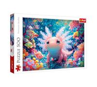 Trefl - Axolotl - Puzzle da 500 pezzi - Puzzle fai da te, intrattenimento creativo, per adulti e bambini dai 10 anni in su