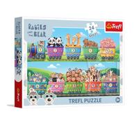Trefl - Babies and the Bear, Il mondo delle piccole avventure | Puzzle Maxi da 24 pezzi, pezzi grandi, divertimento creativo, per bambini dai 3 anni in su