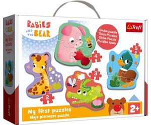 Trefl Baby Puzzle - Babies & The Bear - 1 pz.