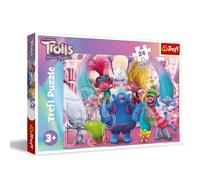 Trefl - Puzzle Nel mondo di Trolls 24 maxi - 1-39 Pezzi