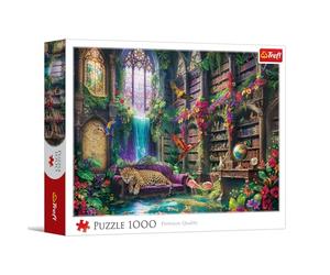 Trefl - Biblioteca magica - 1000 pezzi - Puzzle fai da te, intrattenimento creativo, puzzle classico per adulti e bambini dai 14 anni in su