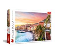 Trefl - Bogliasco, Liguria, Italia - Puzzle da 1000 pezzi - Puzzle che raffigura una splendida vista di Bogliasco, Italia, per adulti e bambini dai 14 anni in su
