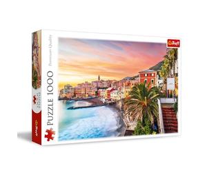 Trefl - Bogliasco, Liguria, Italia - Puzzle da 1000 pezzi - Puzzle che raffigura una splendida vista di Bogliasco, Italia, per adulti e bambini dai 14 anni in su