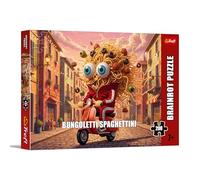 Trefl - BrainRots, Bungoletti Spaghettini - Puzzle da 200 pezzi - Puzzle colorato dell'Universo Surreale, per bambini dai 7 anni