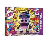 Trefl - BrainRots, Cappuccino Assassino - Puzzle da 200 pezzi - Puzzle colorato dell'universo surreale, per bambini dai 7 anni