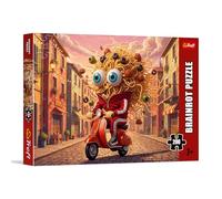 Trefl - BrainRots, Crazy Pasta - Puzzle da 200 pezzi - Un puzzle colorato che raffigura un universo surreale, per bambini dai 7 anni in su