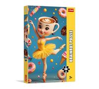 Trefl - BrainRots, Danzando tra i dolci - Puzzle da 200 pezzi - Un coloratissimo puzzle che raffigura un universo surreale, per bambini dai 7 anni in su