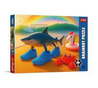 Trefl - BrainRots, Tralalero Tralala - Puzzle da 200 pezzi - Puzzle colorato dell'universo surreale, per bambini dai 7 anni in su